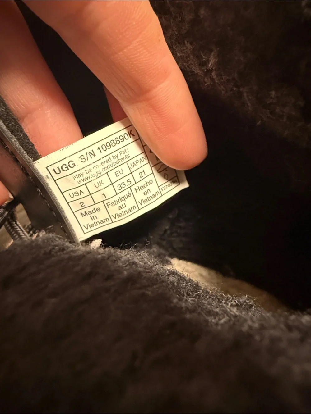 UGG details built